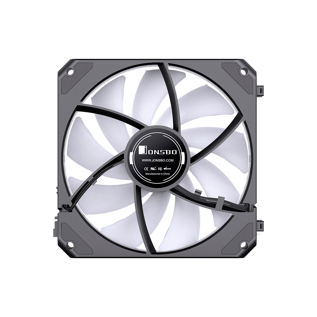 Кулер до корпусу JONSBO ZG-120BR Black - изображение 11