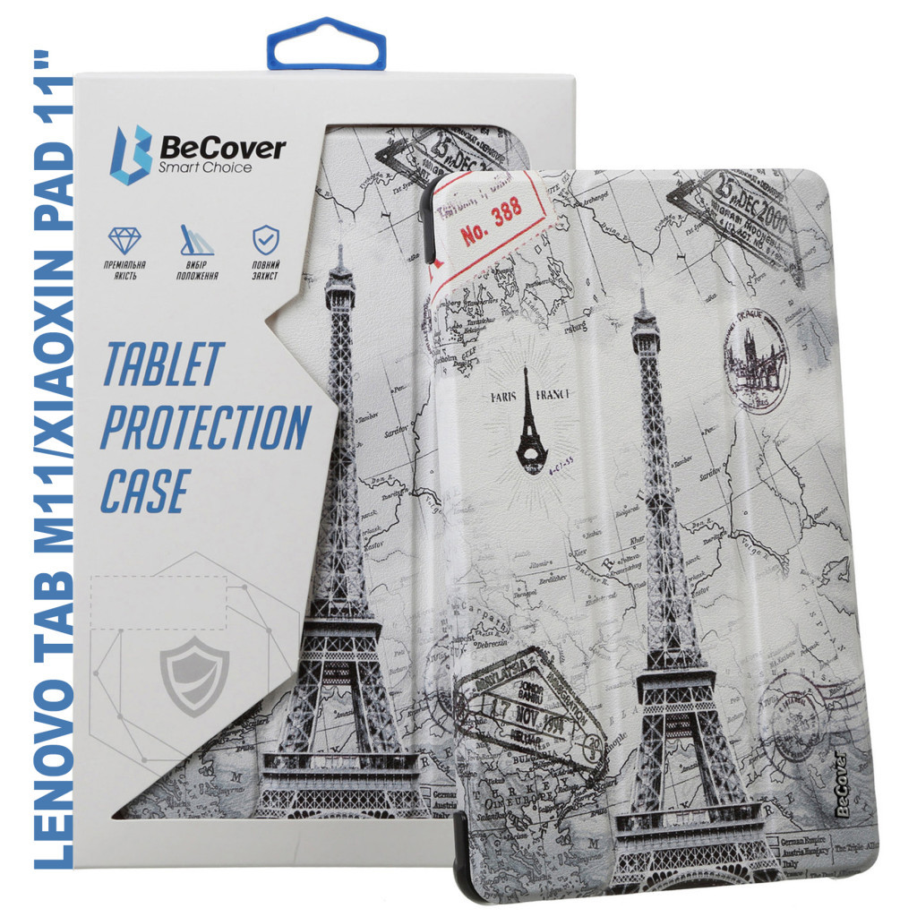 Чохол до планшета BeCover Smart Case Lenovo Tab M11 (2024) TB-TB330FU/Xiaoxin Pad 11 (2024) 11" Paris (710758) - зображення 1