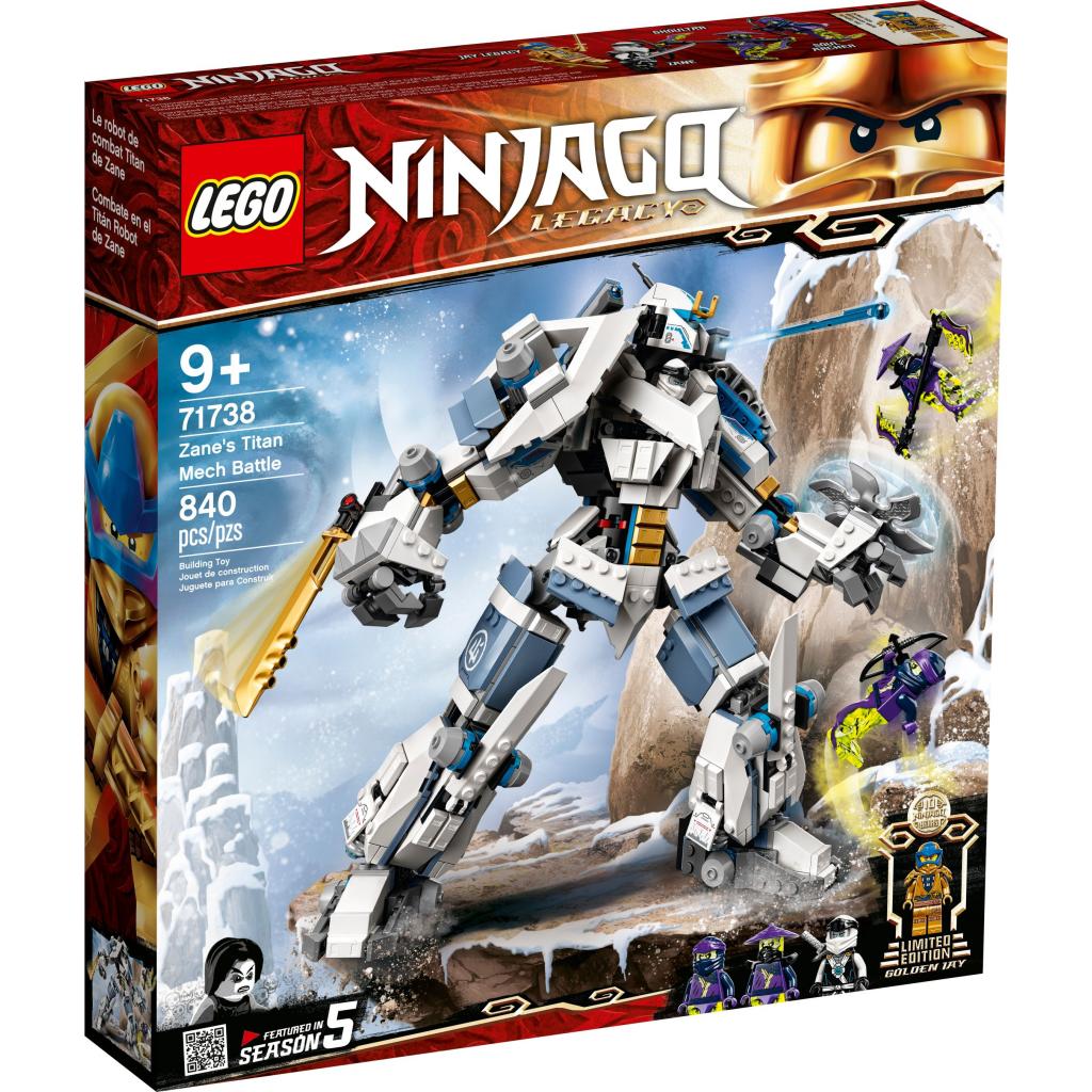 Конструктор LEGO Ninjago Битва робота-титана Зейна 840 деталей (71738) - зображення 1
