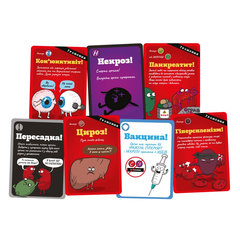 Настільна гра Lord of Boards Органи АТАКУЮТЬ! (Organ ATTACK!) (LOB2314UA) - зображення 3