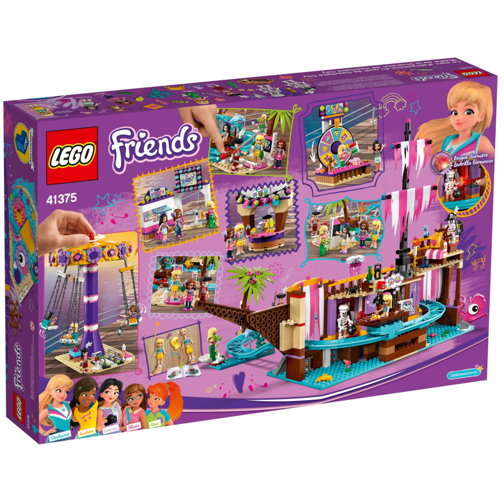 Конструктор LEGO Friends Парк розваг на набережній 1251 деталь (41375) - зображення 9