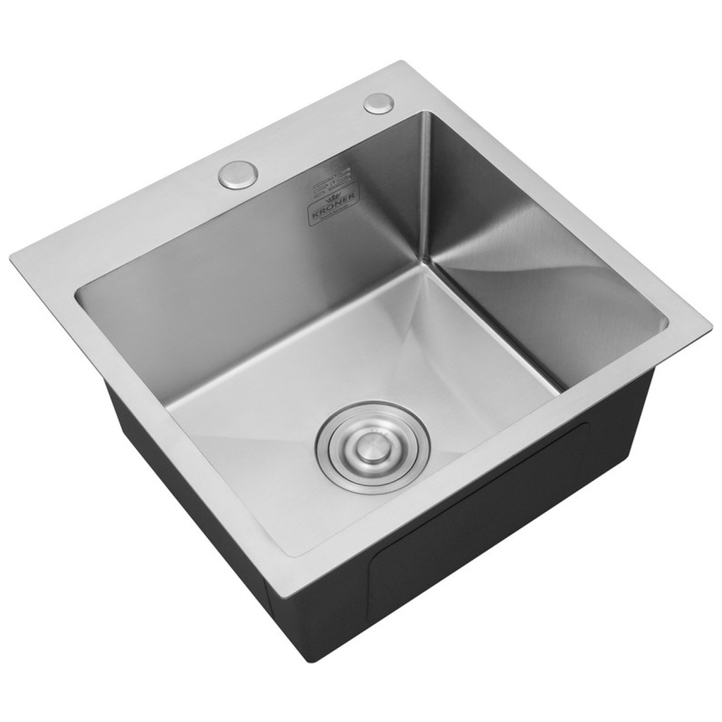 Мийка кухонна Kroner Gebürstet-4545HM (CV033855) - зображення 2