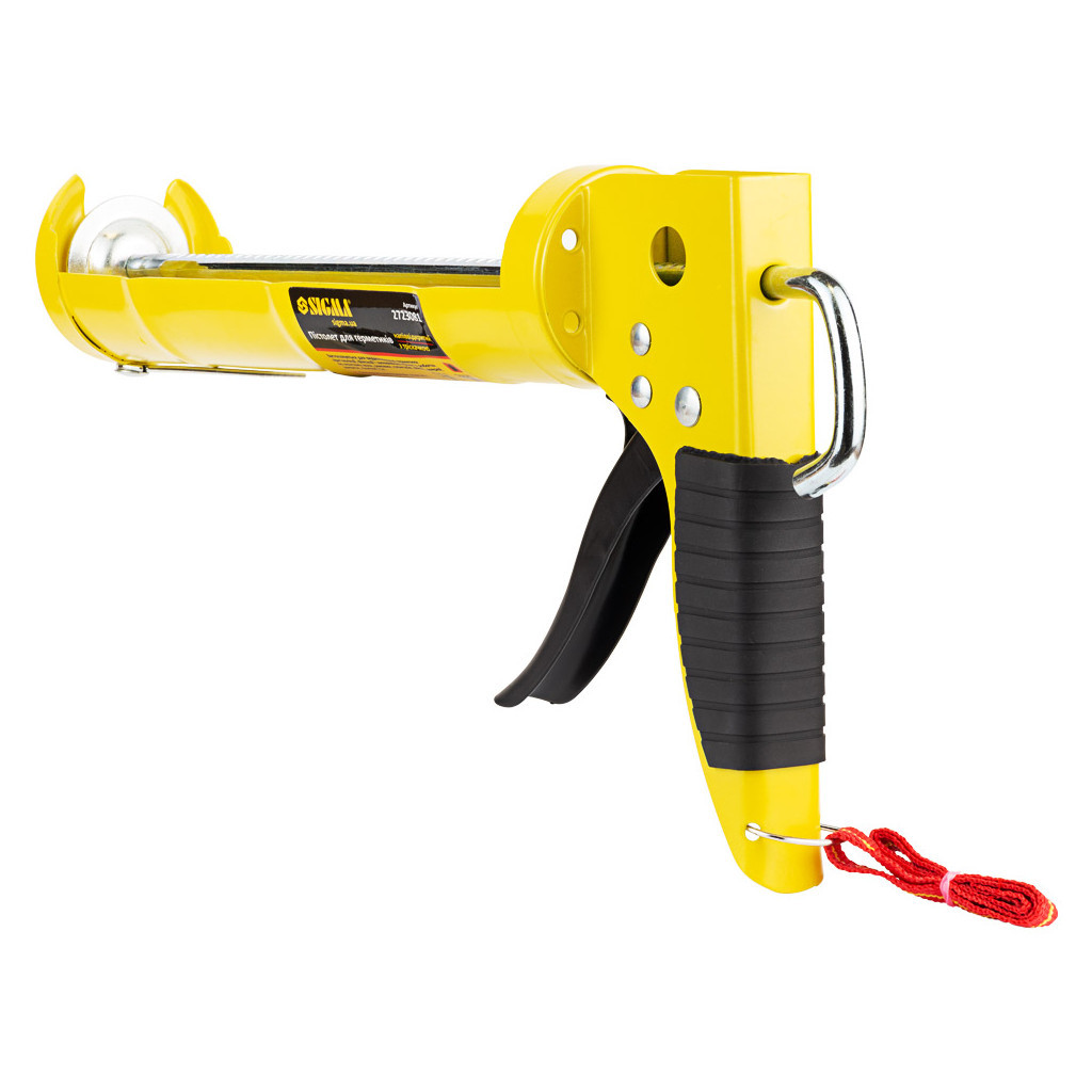 Пістолет для герметика Sigma 225мм напівзакритий (2723081) - зображення 3