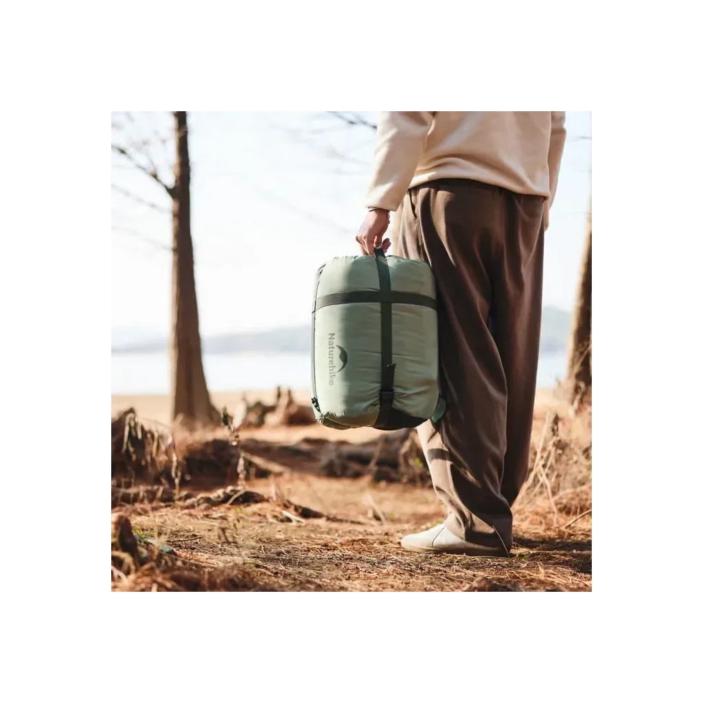 Спальний мішок Naturehike двомісний CNK2300019, коричневий (6976507665230) - зображення 5