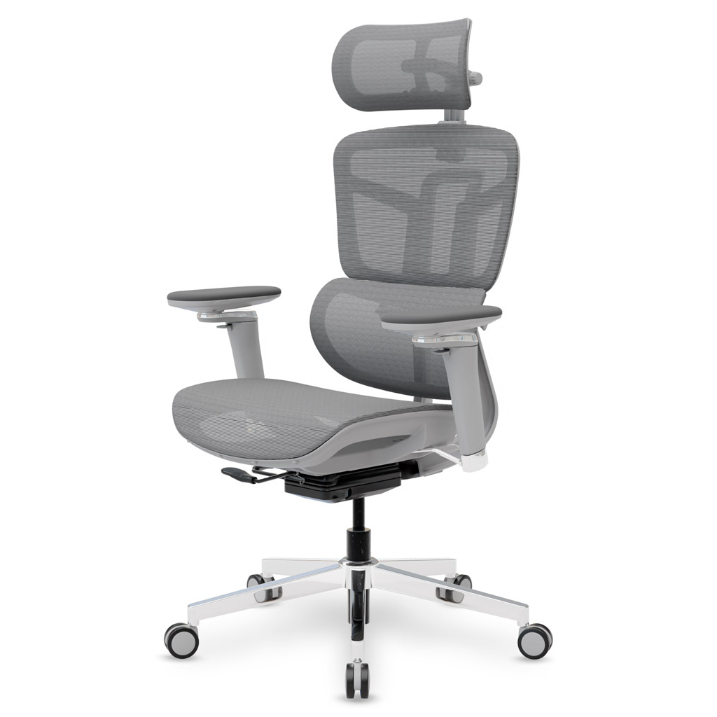 Офісне крісло Mealux S4 Air Grey (HF-S4 M/G) - зображення 5