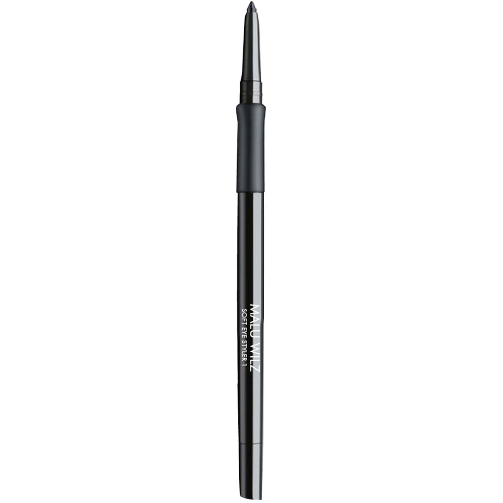 Олівець для очей Malu Wilz Soft Eye Styler 01 - Mystic Black (4043993437718) - изображение 1