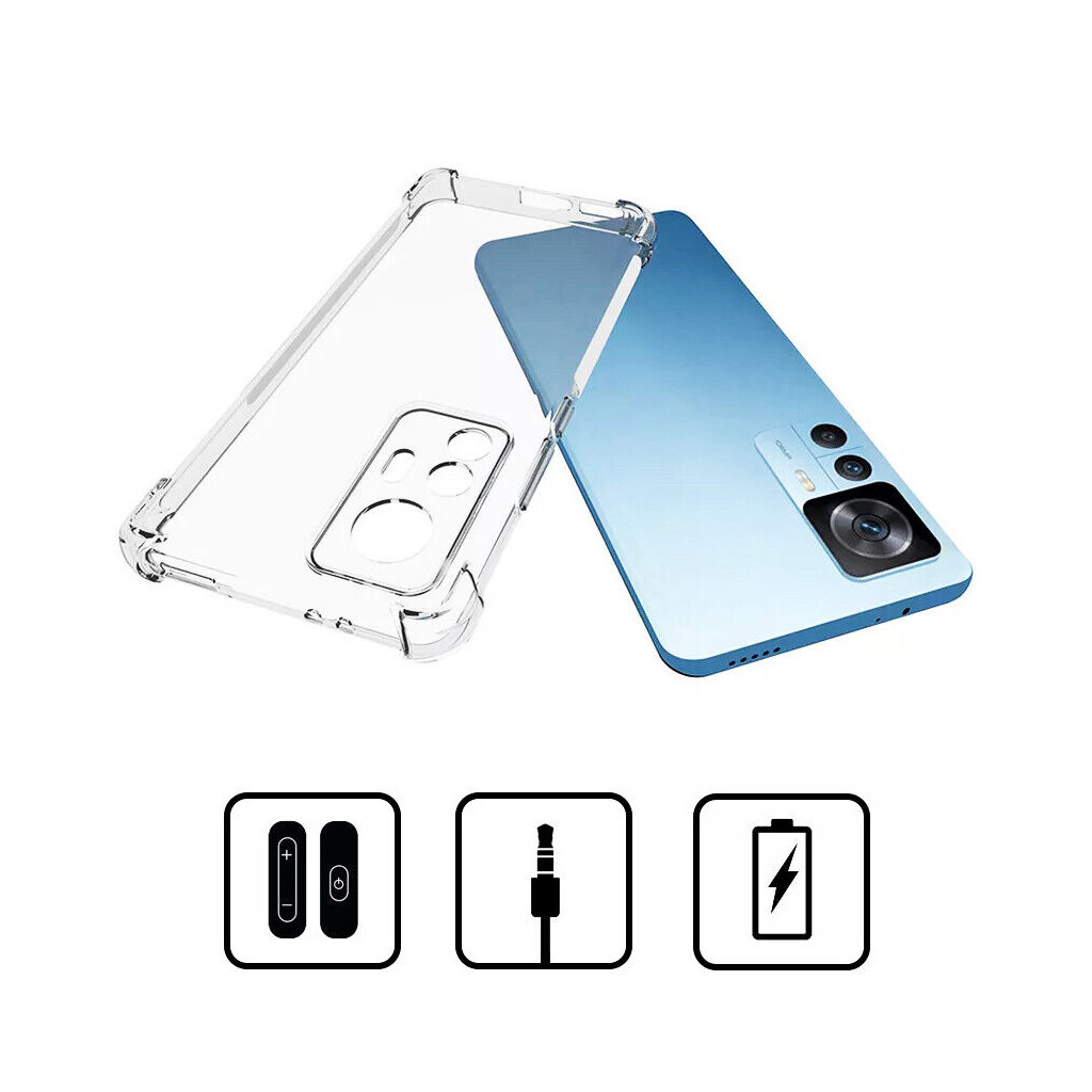 Чохол до мобільного телефона BeCover Anti-Shock Xiaomi 12T / 12T Pro Clear (708910) - зображення 3