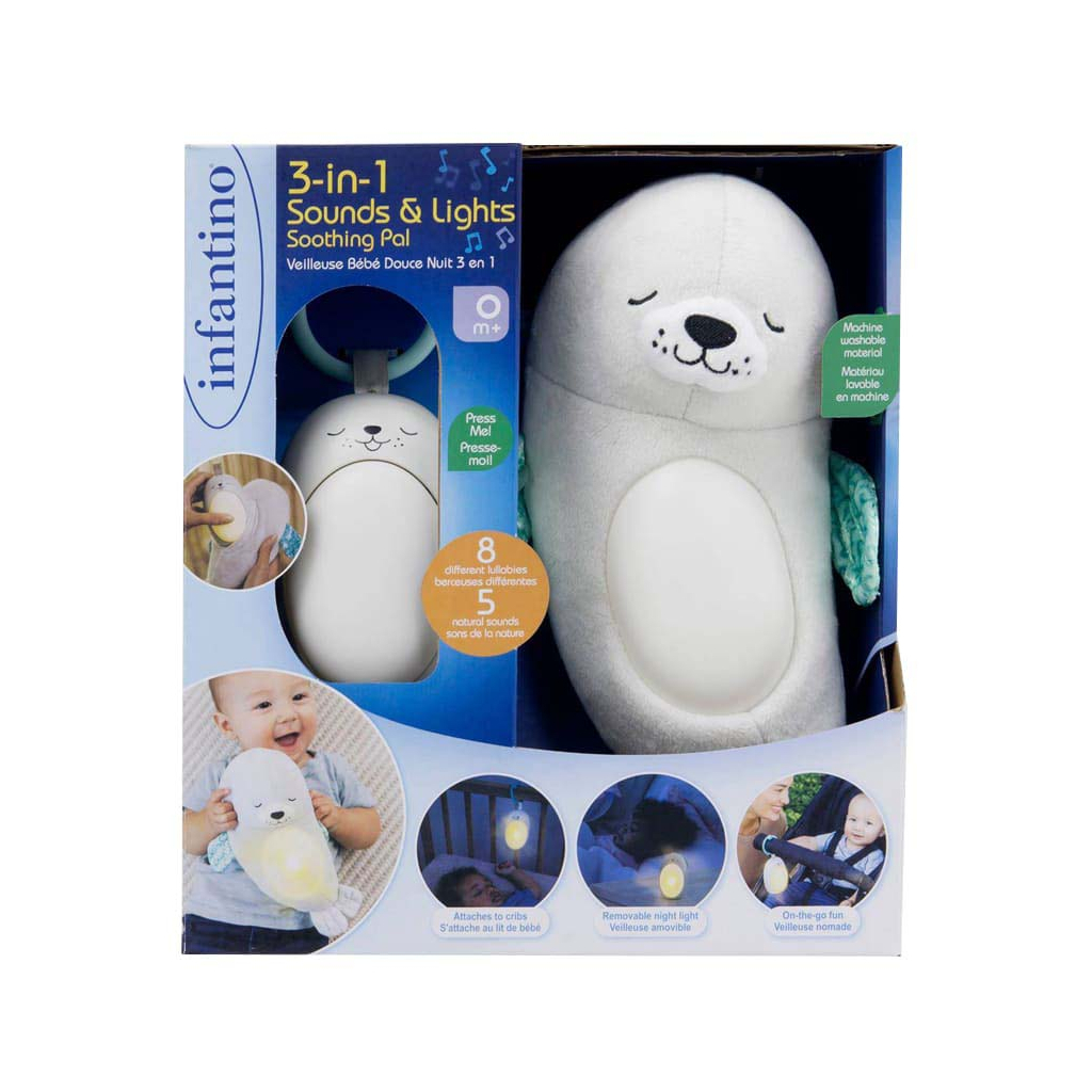Нічник Infantino 3 в 1 Друг Тюленчик (302032) - зображення 4