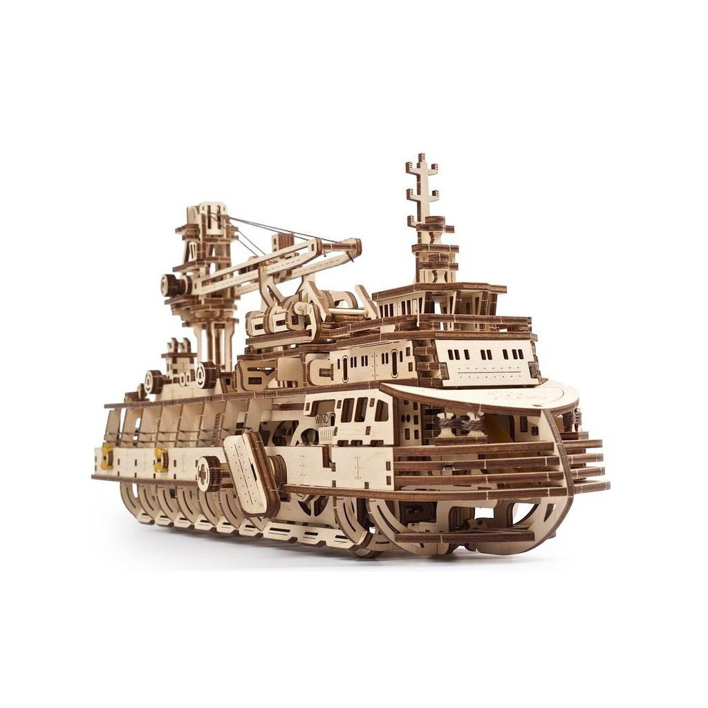 Конструктор Ugears Науково-дослідне судно (70135) - зображення 4