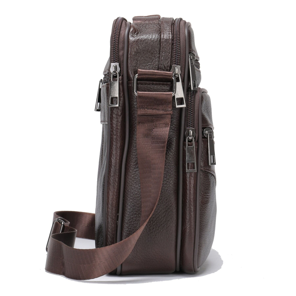 Сумка Vintage З двома кишенями Коричнева (14706) - зображення 5