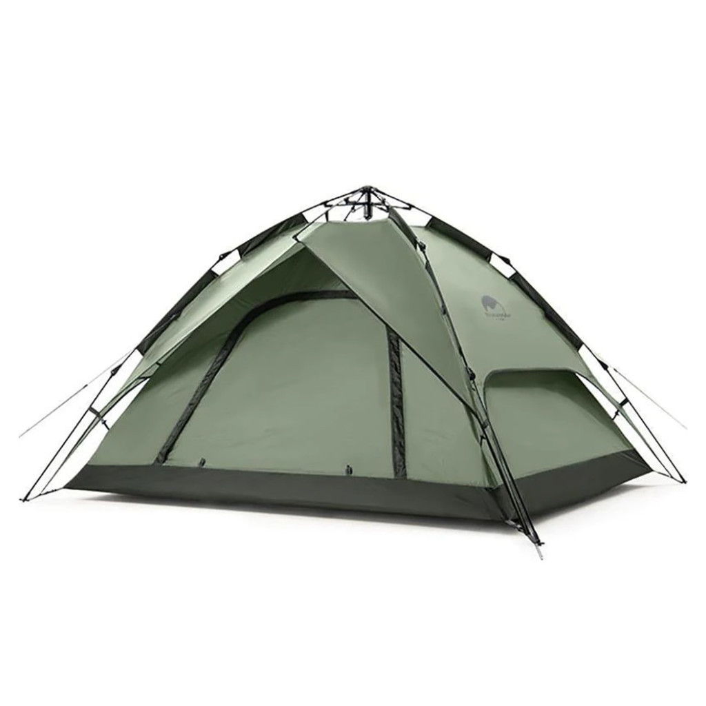 Намет Naturehike тримісний автоматичний NH21ZP008 темно-зелений (6976023922336) - зображення 1