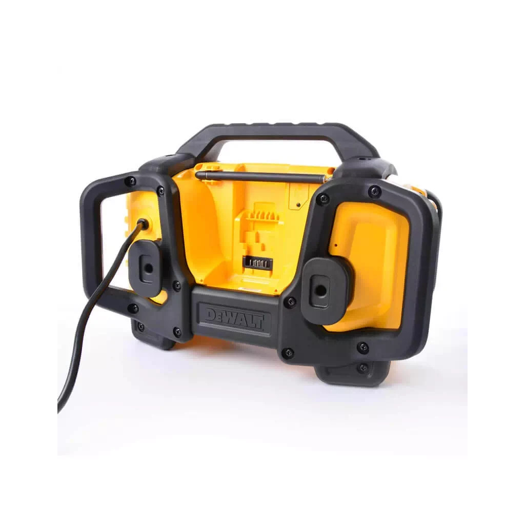 Зарядний пристрій для акумуляторів інструменту DeWALT з радіоприймачем 18V, 54V XR, час зарядки 140 хв, вага 7.2 кг (DCR027) - зображення 4