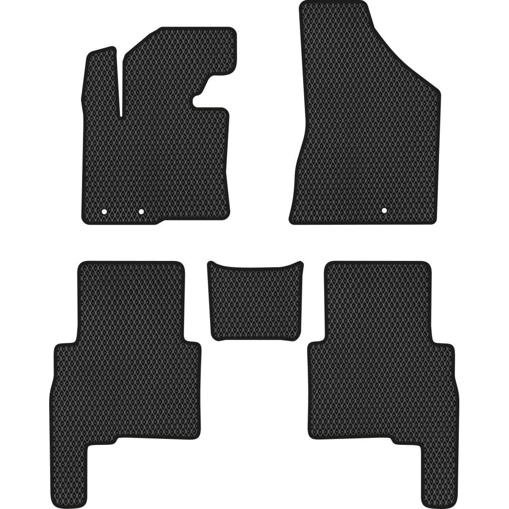 Килимок в салон EVAtech Kia Sorento (XM) (Floor Gas Pedal) 7 seats 2009-20 (KI12272CV5KH3RBB) - зображення 1