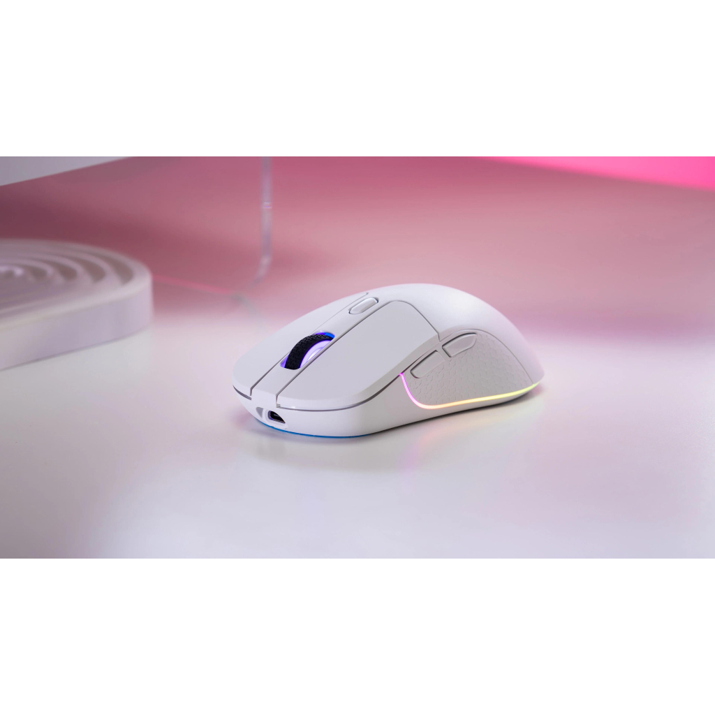 Мишка Keychron M3 Wireless/Bluetooth/USB White (M3-A3) - зображення 4