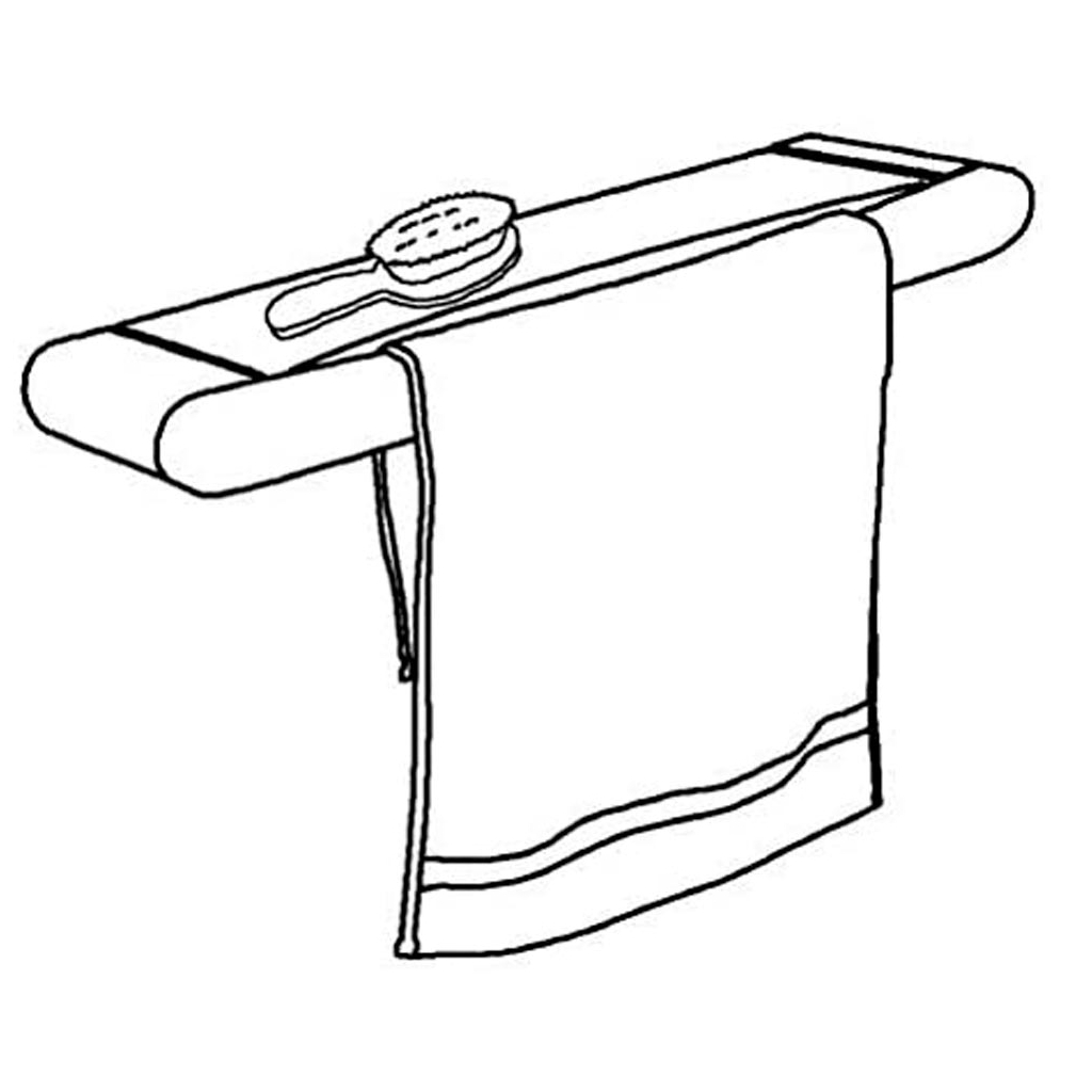 Сушарка для білизни Gimi Telepack 100 настінна 7 м (153795) (928574) - зображення 3