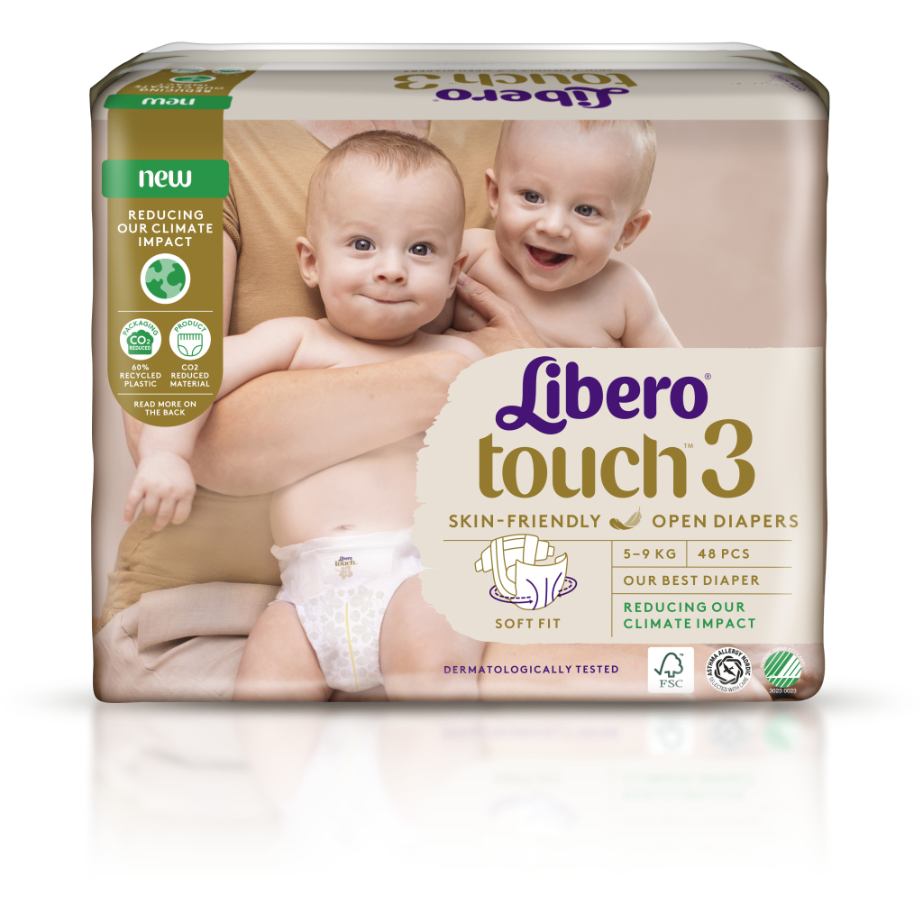 Підгузки Libero Touch Розмір 3 (5-9 кг) 48 шт (7322541750095) - зображення 2