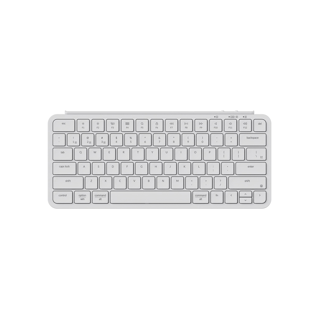 Клавіатура Keychron B1 Pro Wireless/Bluetooth/USB UA Ivory White (B1P-K8-UA) - зображення 1