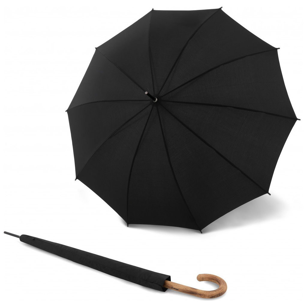 Парасоля Knirps A.771 Long Automatic Black (Kn96 7771 1000) - зображення 1