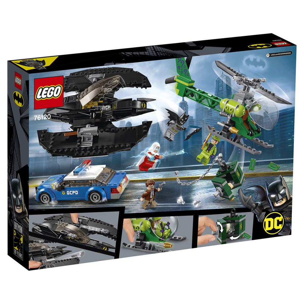 Конструктор LEGO Super Heroes DC Беткрило Бетмена та пограбування Загадника (76120) - зображення 11