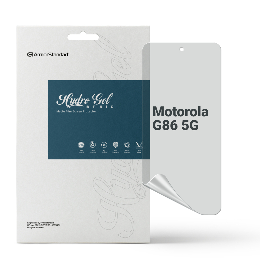 Плівка захисна Armorstandart Hydrogel Matte Motorola G86 5G (ARM86581) - изображение 1