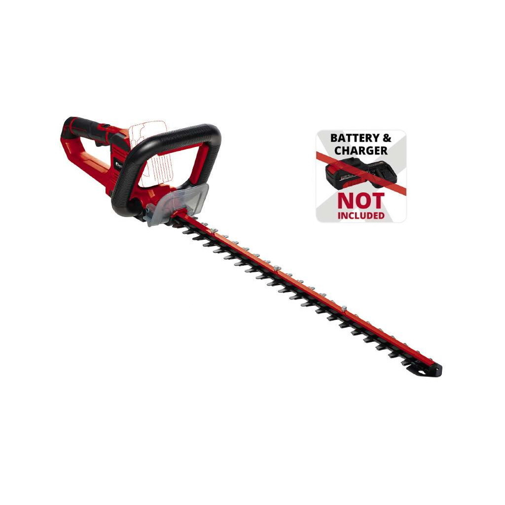 Кущоріз Einhell GE-CH 18/60 Li - Solo, 18В, PXC, 600 мм, 2.9 кг (без АКБ та ЗП) (3410930) - зображення 1