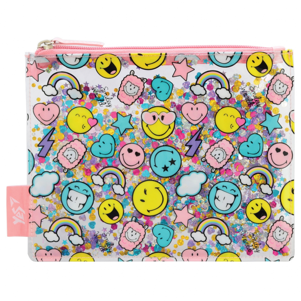 Пенал Yes Smile World з блискітками косметичка (532642) - зображення 1