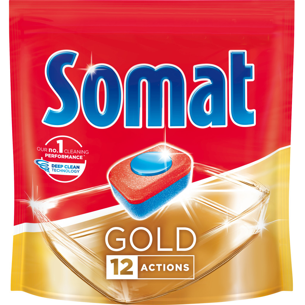 Таблетки для посудомийних машин Somat Gold 18 шт (9000101067309) - зображення 1