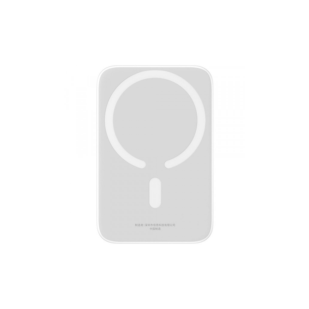 Батарея універсальна Baseus Magnetic Wireless Mini Air 6000mAh 20W PD, QC, Qi-15W, White (6932172641429) - picture 6