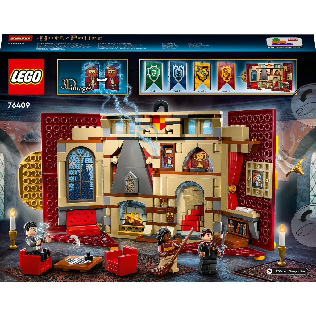 Конструктор LEGO Harry Potter Прапор гуртожитку Ґрифіндор 285 деталей (76409) - зображення 10
