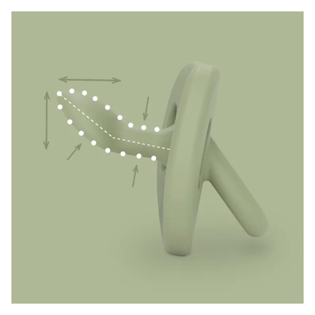 Пустушка Suavinex Colour Essence силіконова, анатомічна, 6-18 міс. зелена (308078) - зображення 4