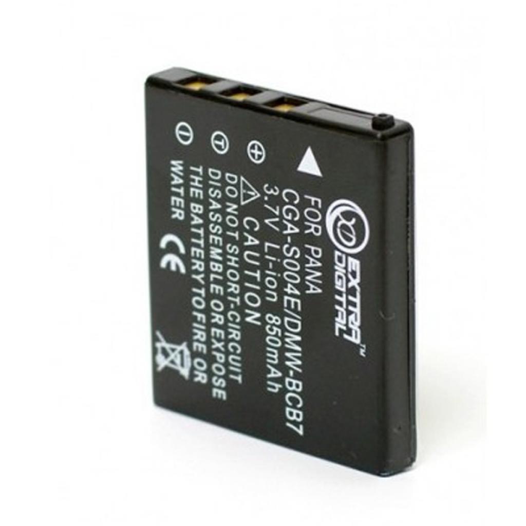 Акумулятор до фото/відео Extradigital Panasonic S004 (DV00DV1098) - зображення 2