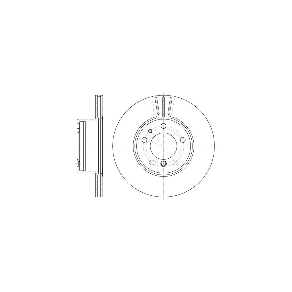 Гальмівний диск REMSA 6348.10 - зображення 1