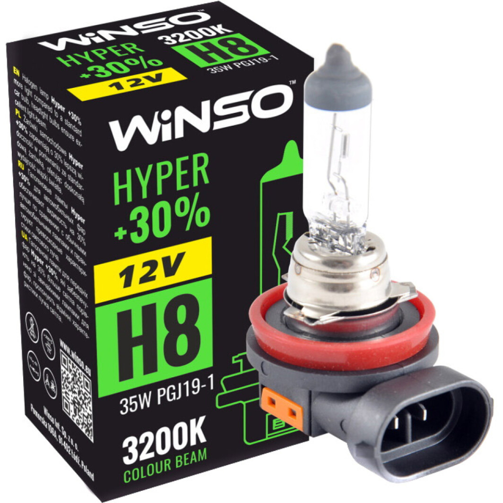 Автолампа WINSO H8 TRUCK +30 35W (712800) - зображення 2