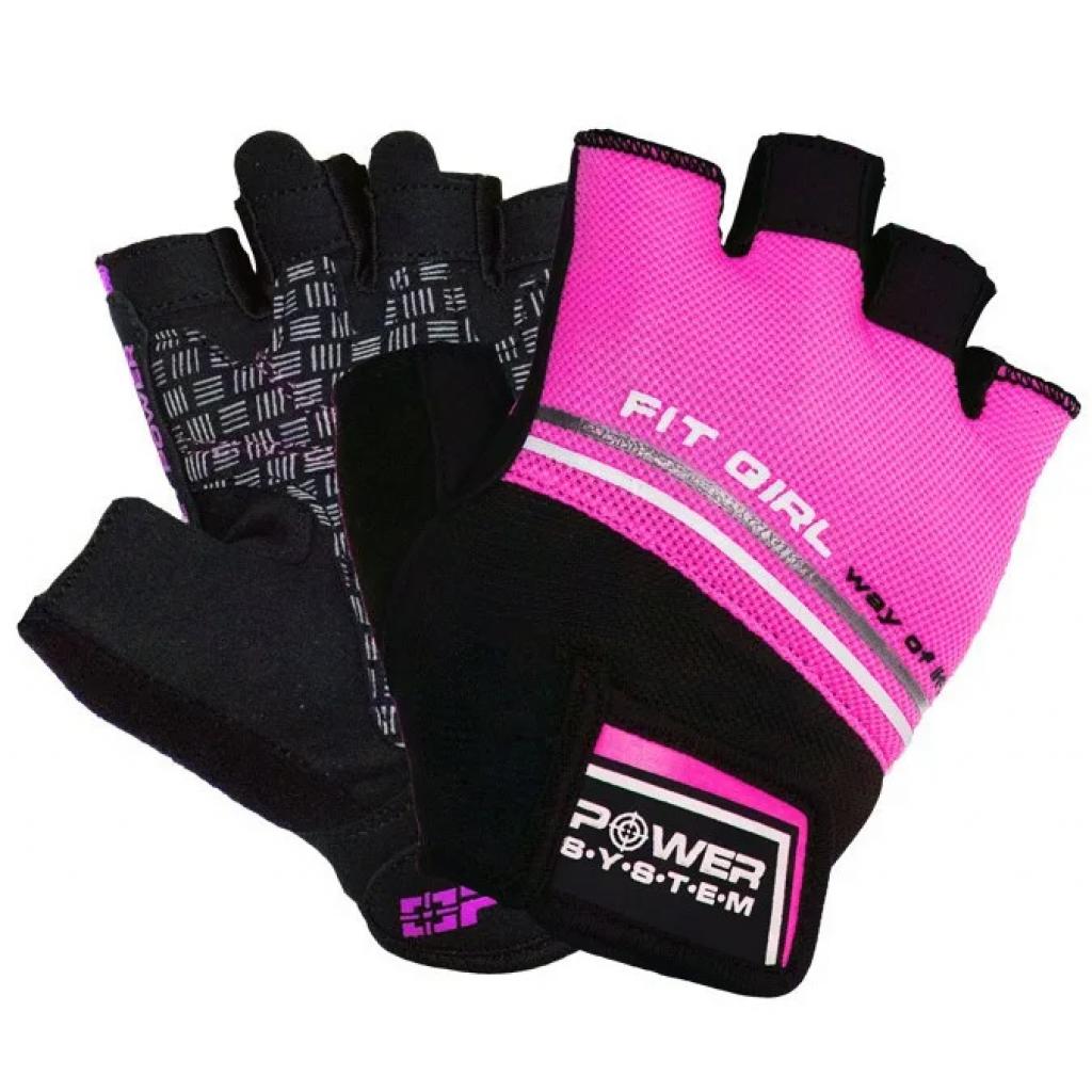 Рукавички для фітнесу Power System Fit Girl Evo PS-2920 XS Pink (PS_2920_XS_Pink) - зображення 1