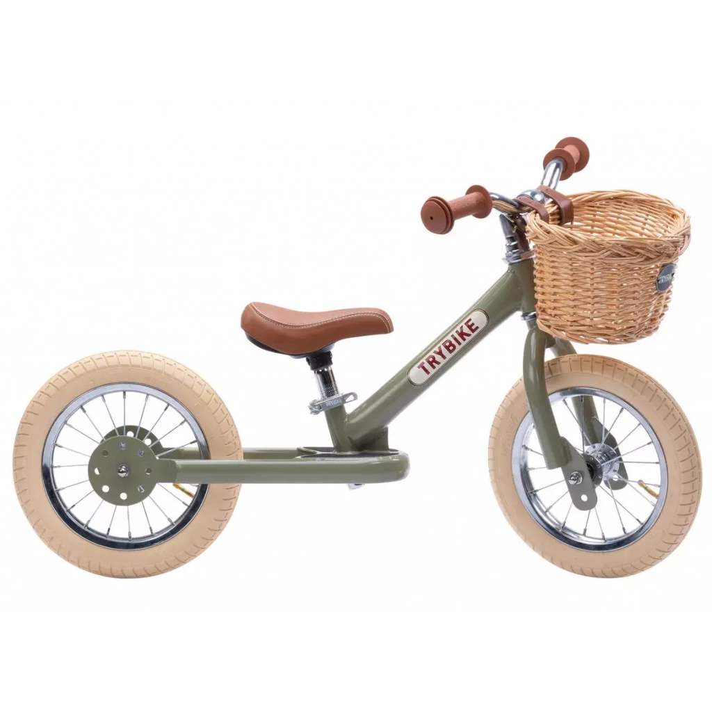Біговел Trybike балансуючий оливковий (TBS-2-GRN-VIN) - зображення 5