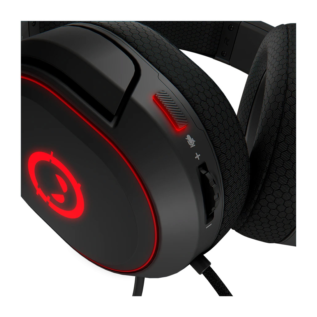Навушники Lorgar Kaya 460 Gaming RGB USB Black (LRG-GHS460) - зображення 5