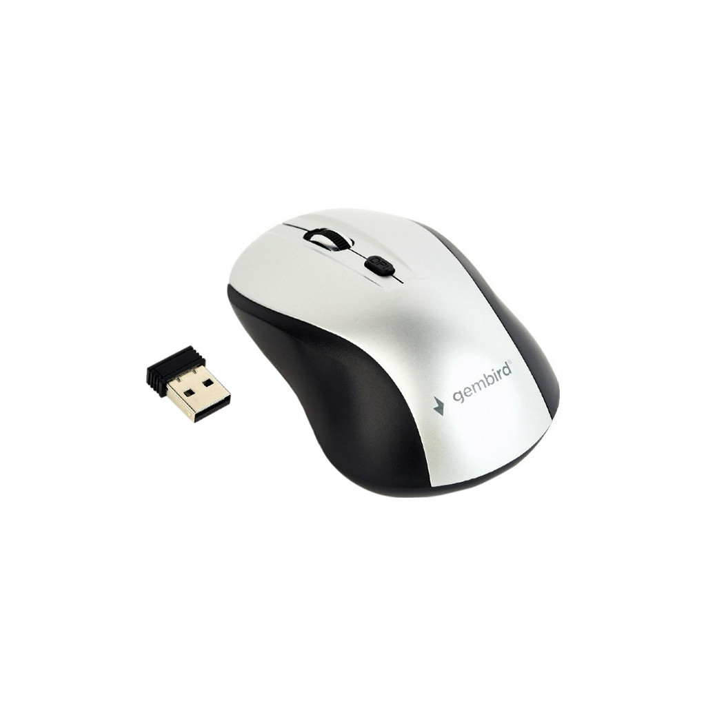 Мишка Gembird MUSW-4B-02-BS White (MUSW-4B-02-BS) - зображення 2
