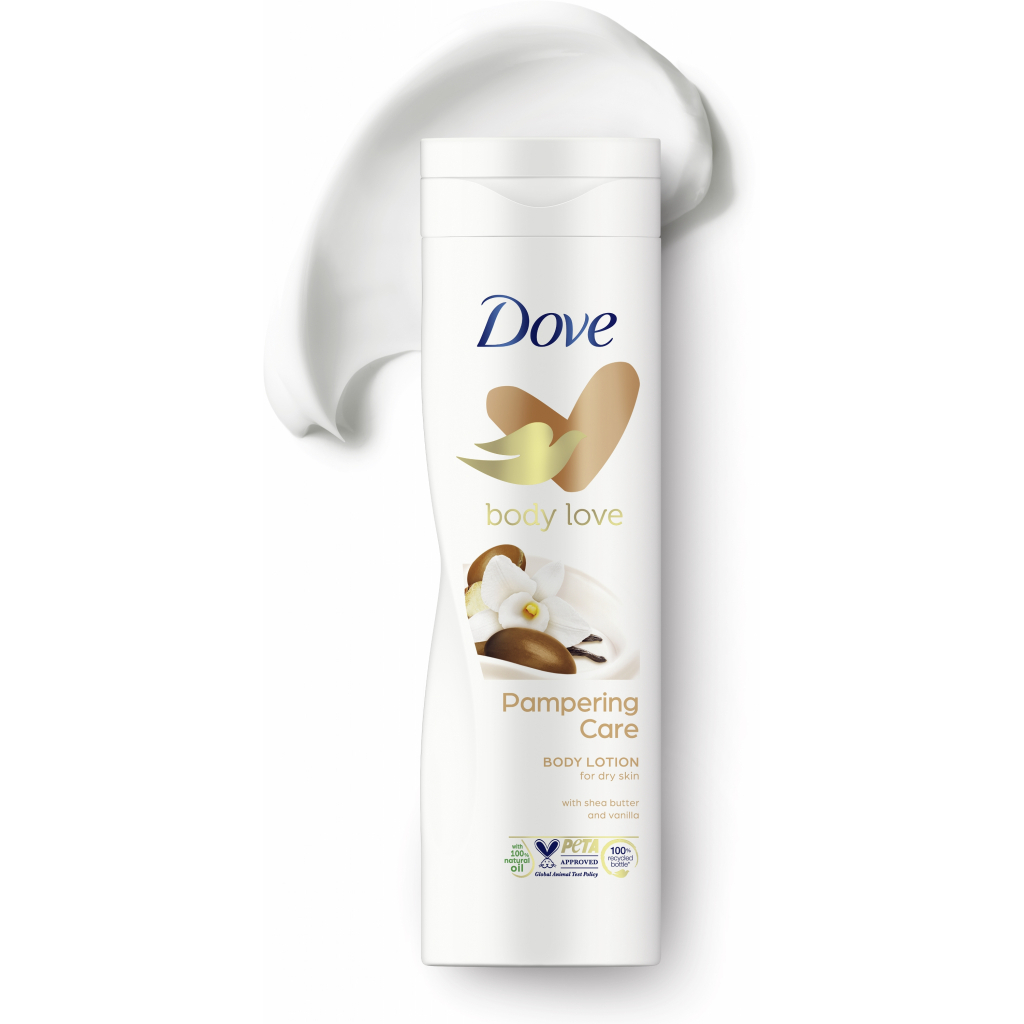 Лосьйон для тіла Dove Обійми ніжності Олія ши та Пряна ваніль 250 мл (8711700887922) - изображение 4