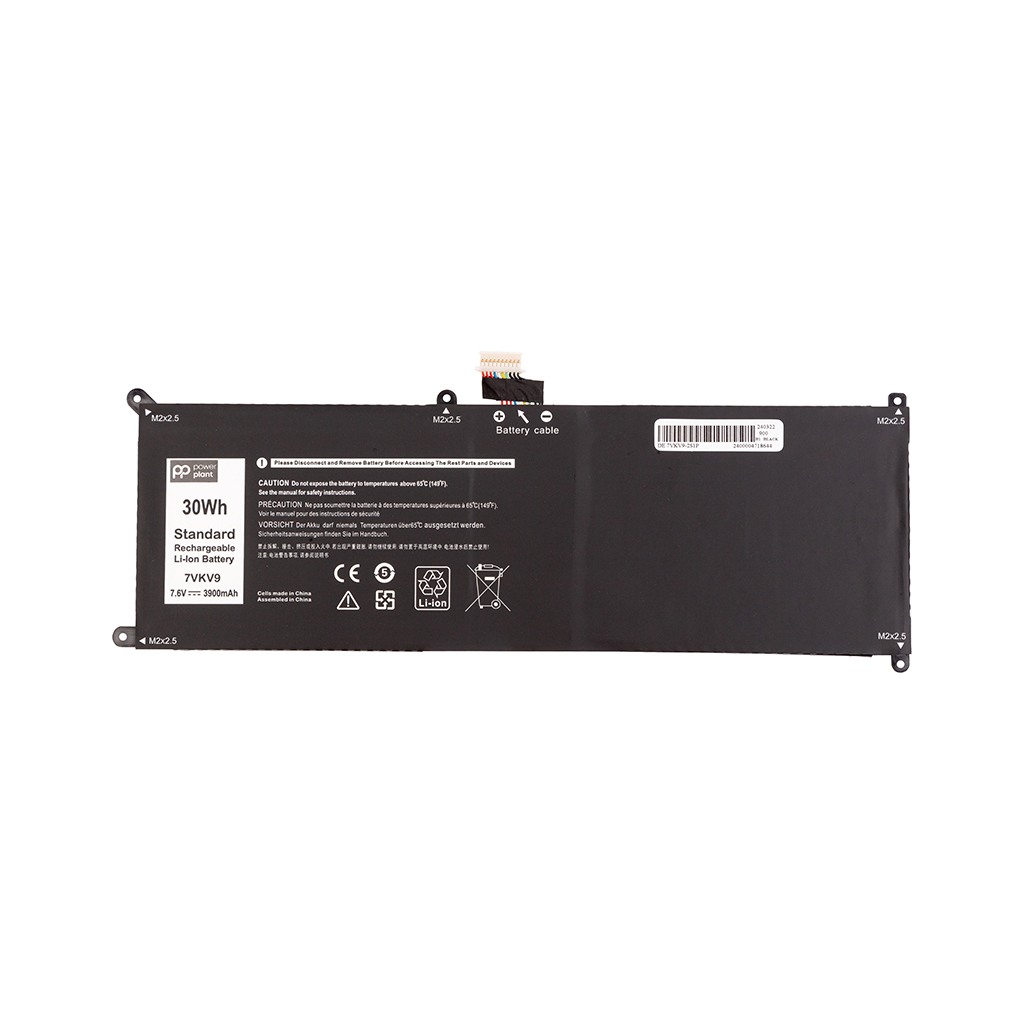 Акумулятор до ноутбука DELL Latitude 12 7275 (7VKV9) 7.6V 3900mAh PowerPlant (NB442041) - зображення 1