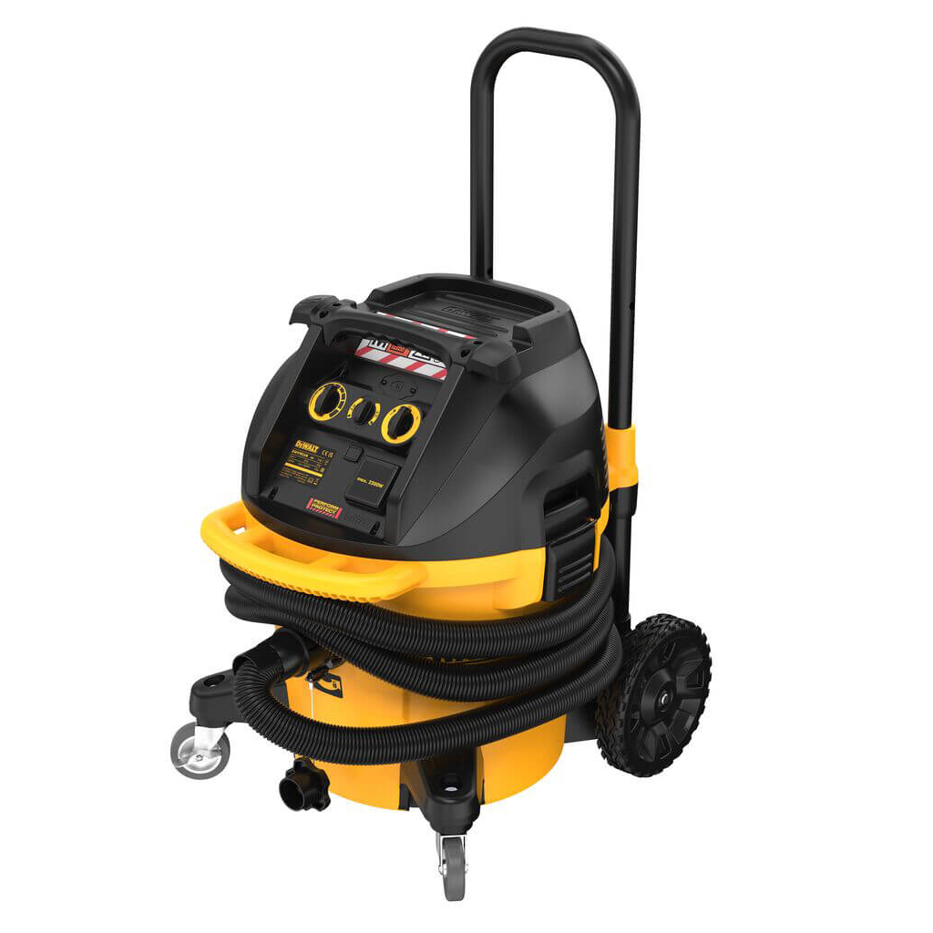 Пилосос будівельний DeWALT 1400 Вт, шланг 4.6 м, 38 л, 15 кг (DWV905M) - изображение 3