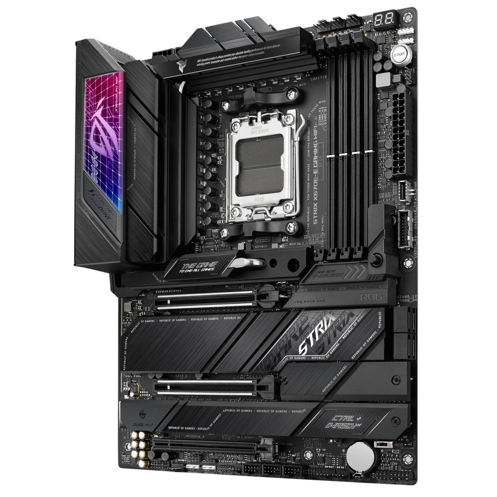 Материнська плата ASUS ROG STRIX X670E-E GAMING WIFI - зображення 4