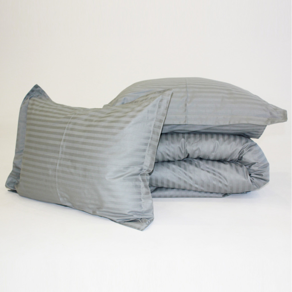 Постільна білизна MirSon Satin 30-0010LightGray 160х220 Сімейний (2200005251171) - зображення 8