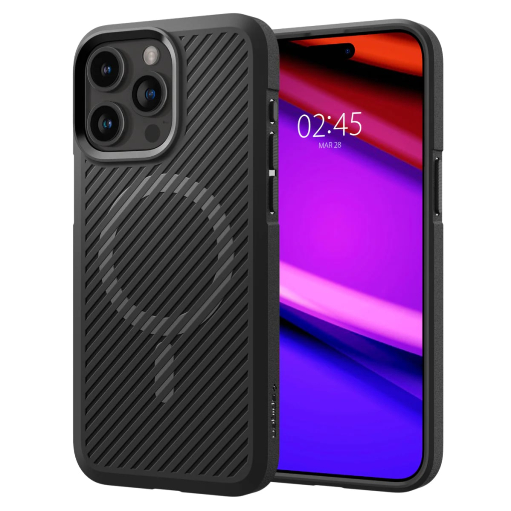 Чохол до мобільного телефона Spigen Apple iPhone 15 Pro Core Armor MagFit Matte Black (ACS06467) - зображення 2