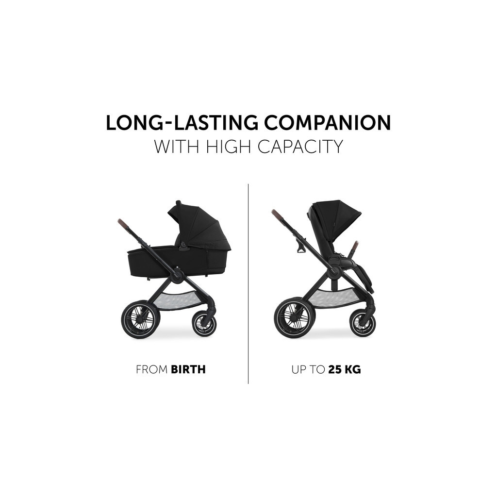 Коляска Hauck 2 в 1 Walk N Care Air (Black) (16547-8) - зображення 6