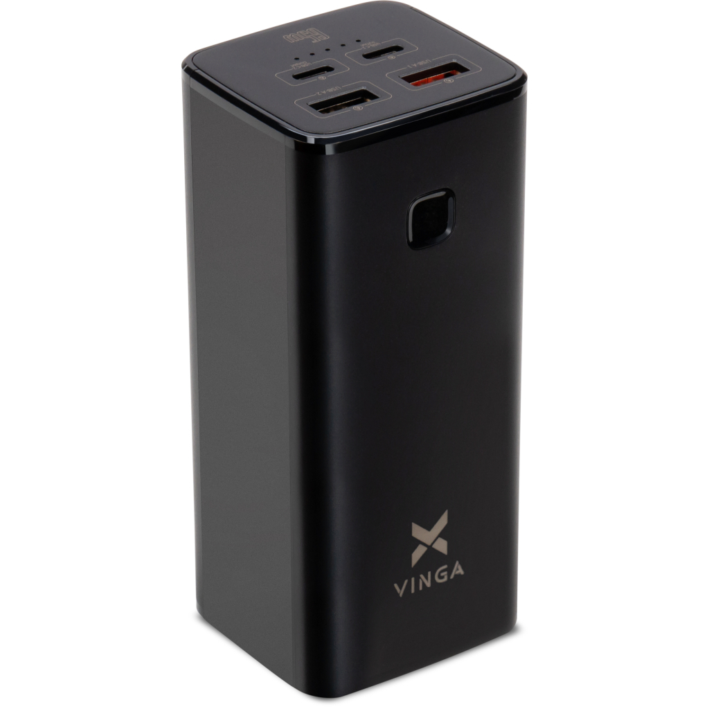 Батарея універсальна Vinga 20000 mAh 65W QC+PD (VPB2065) - зображення 1