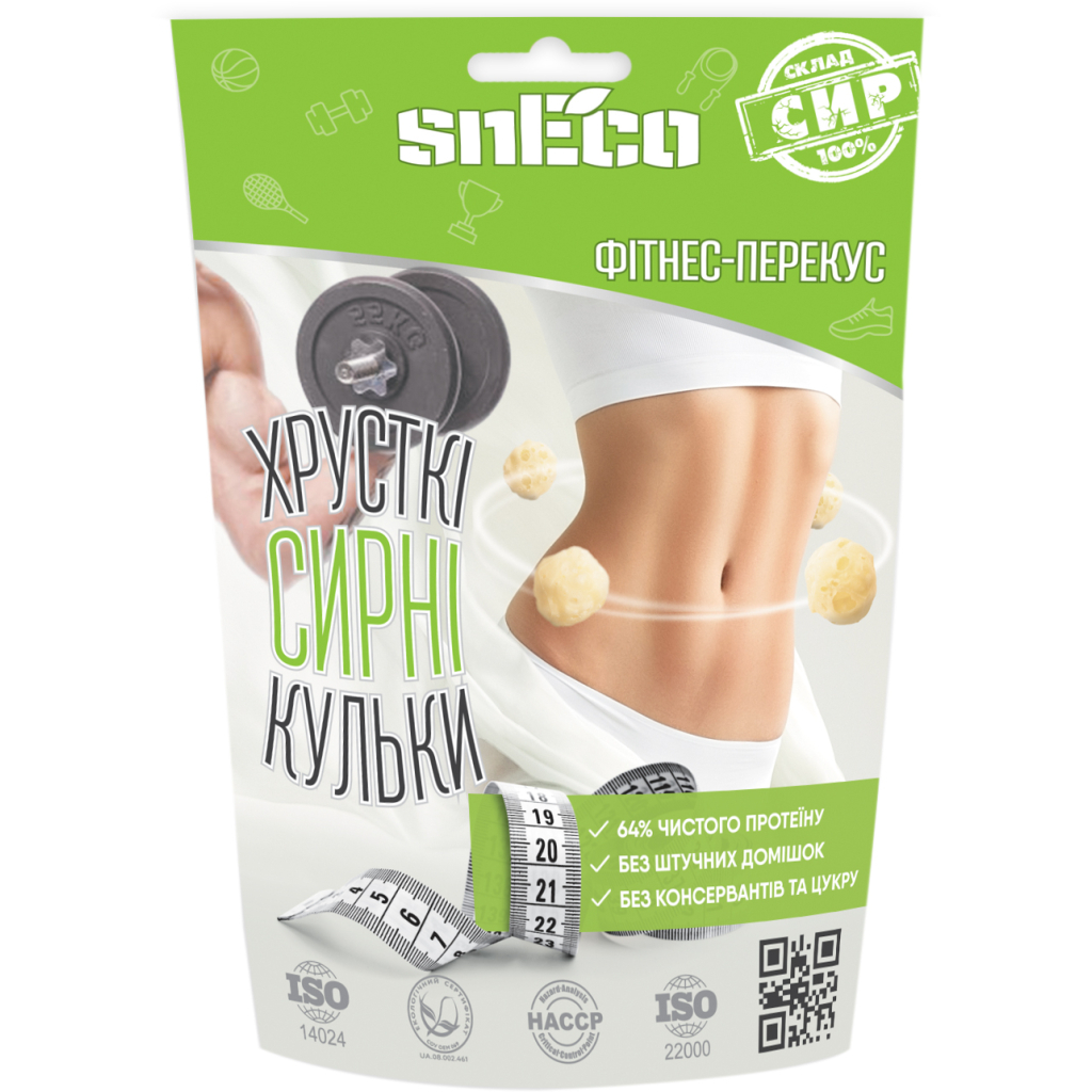 Сир сушений snEco Фітнес 28 г (4823095806212) - изображение 1