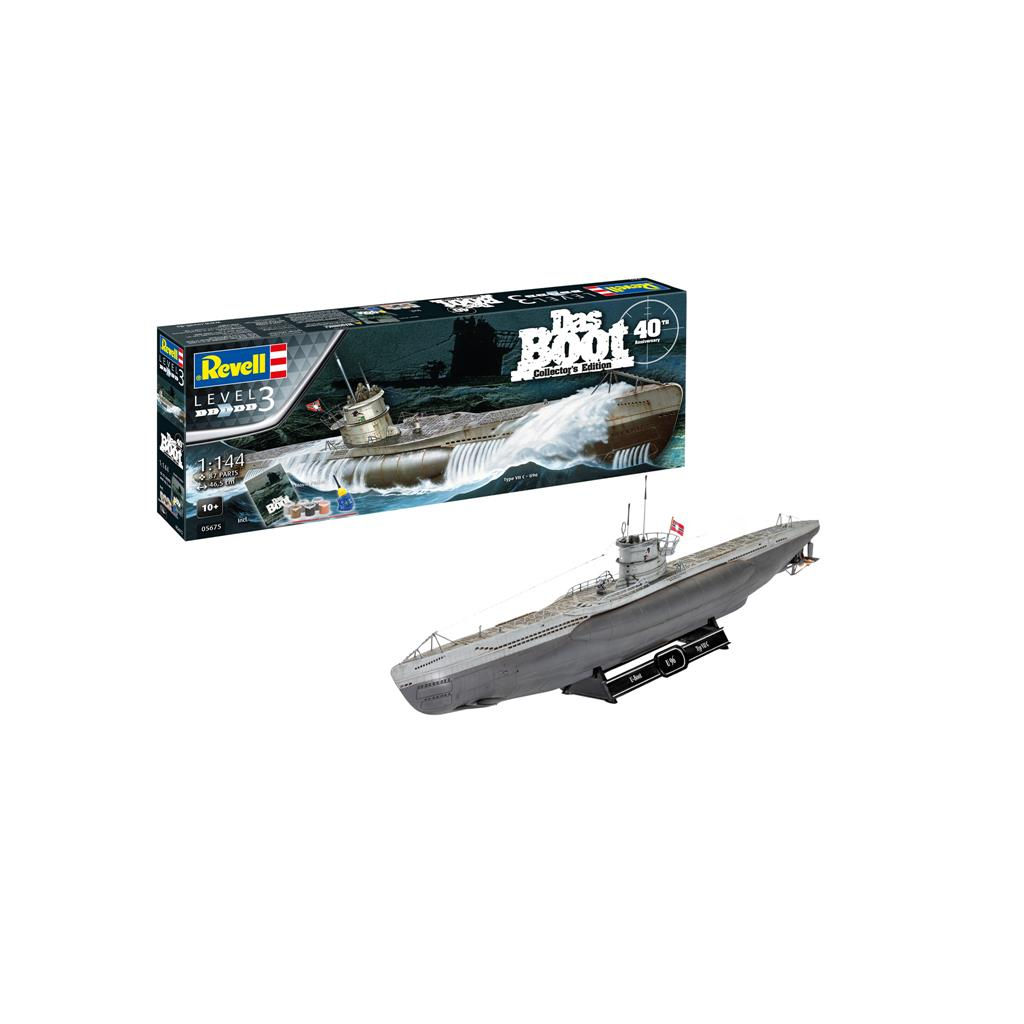 Збірна модель Revell Підводний човен U96 (Das Boot) рівень 3 масштаб 1:144 (RVL-05675) - зображення 1