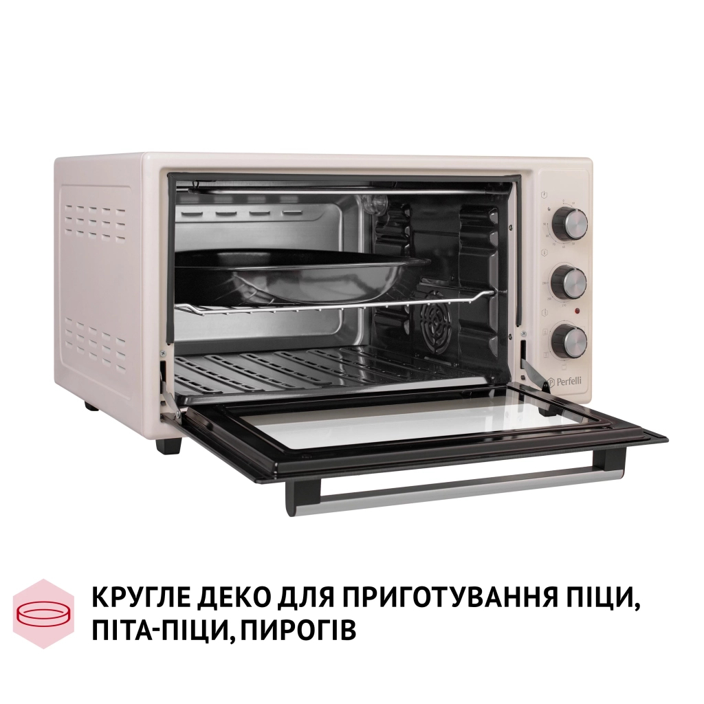 Електропіч Perfelli TRIMO 48 IVORY - зображення 7