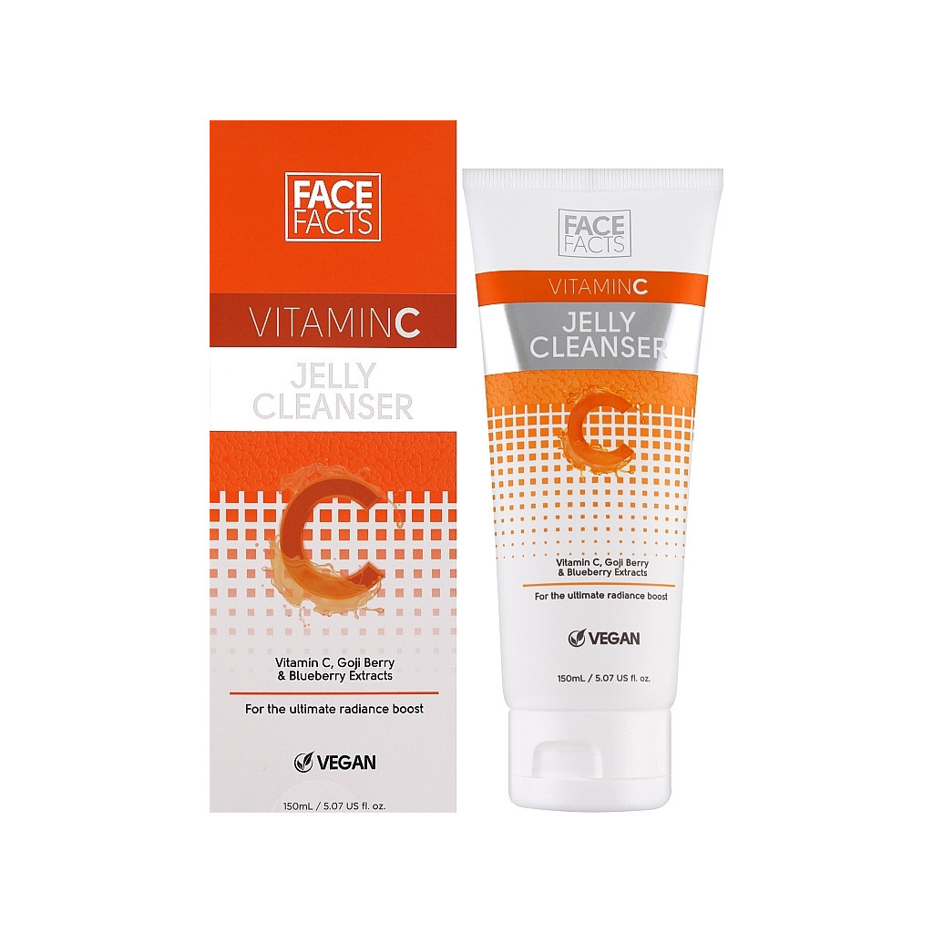 Гель для вмивання Face Facts Vitamin C Jelly Cleanser Желе з вітаміном С 150 мл (5031413925968) - зображення 2