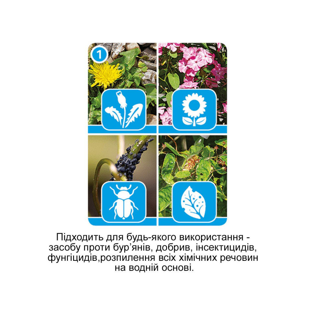 Обприскувач HoZelock 12л Pulsar Plus+ баготорижимна форсунка "Multi Nuzzle" (10644) - зображення 5